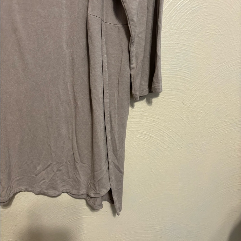 J. Jill Wearever Collection L Petite Taupe Knit Tunic - Picture 7 of 8
